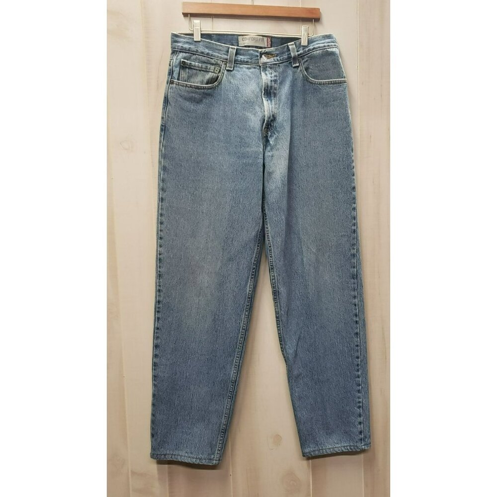 Levis 560 Baggy Comfort Fit Jeans Faded, 34 W x 36 L, Loose Tapered, 100% Cotton